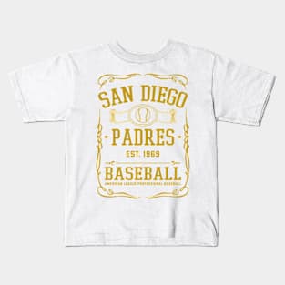 Vintage Padres American Baseball Kids T-Shirt